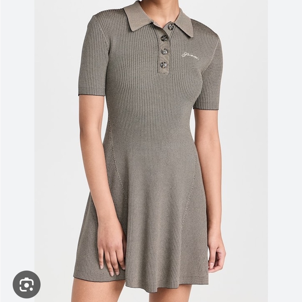 GANNI Melange Knit Mini Dress NWT Small